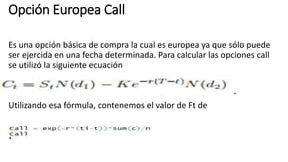 Calculadora de opciones |