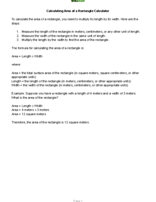 Cómo calcular el área de un rectángulo: fórmula y ejemplos