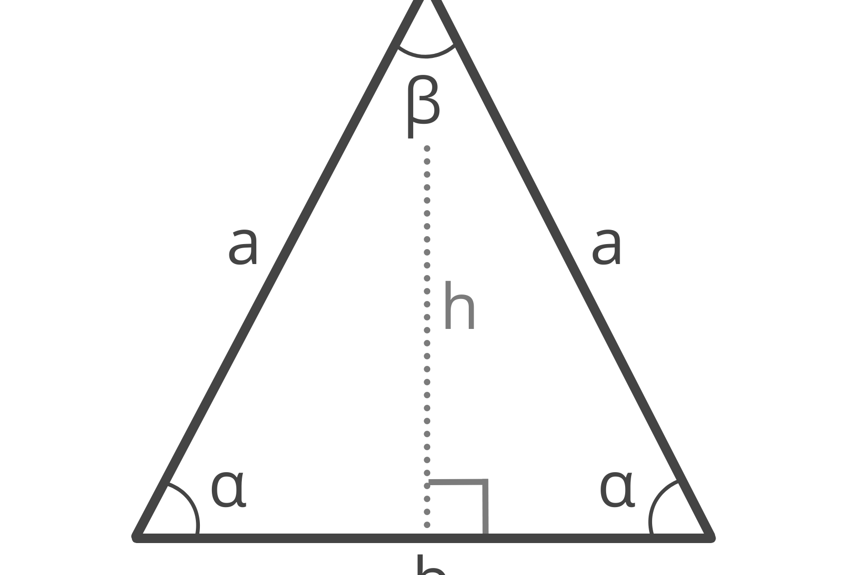 Calculadora de triángulos isósceles - Encuentra catetos y ángulos - Calculadora de pulgadas