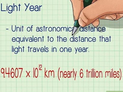 Cómo calcular un año luz: 10 pasos (con fotos) - wikiHow