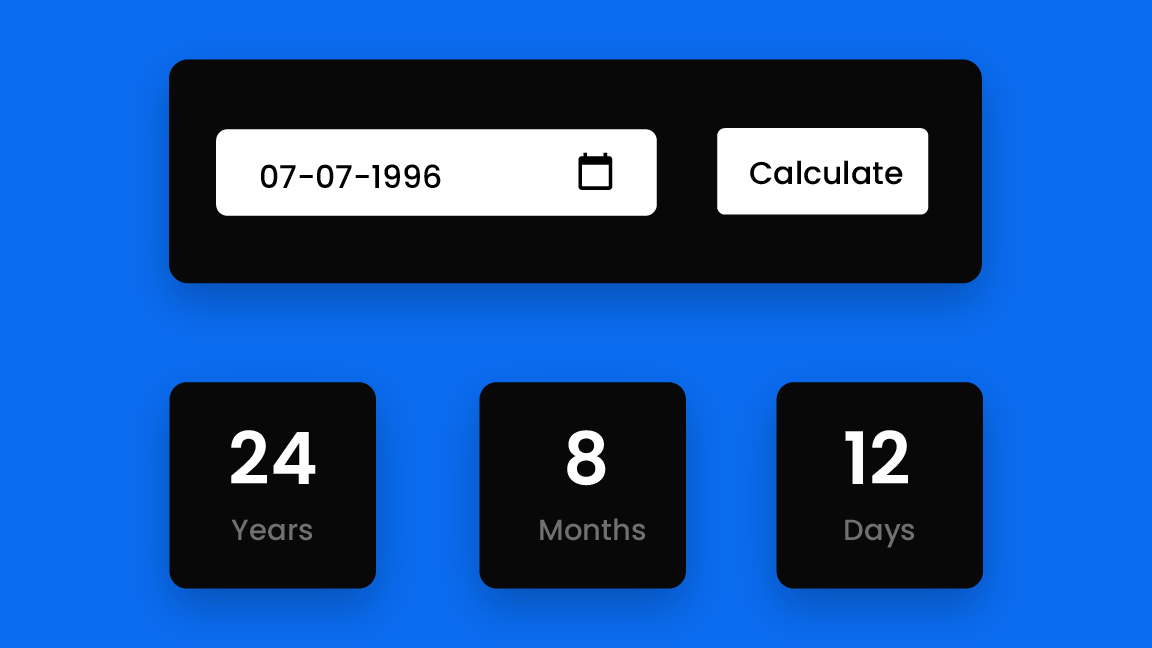 Calculadora de antigüedad Calculadora de edad de Javascript |