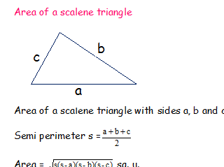 Triángulo Escaleno - medición