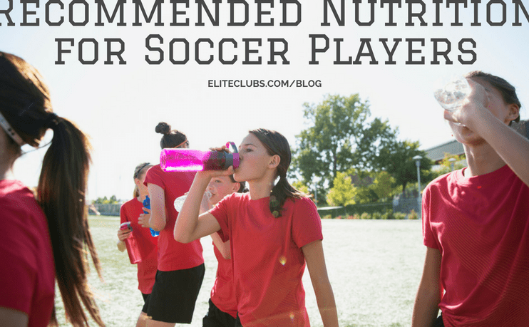 Nutrición Recomendada para Futbolistas - Clubes Deportivos de Élite