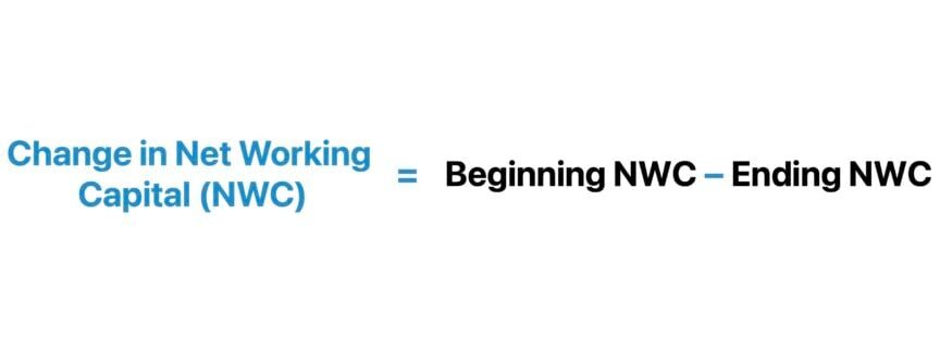Cambio en el capital de trabajo neto (NWC) |