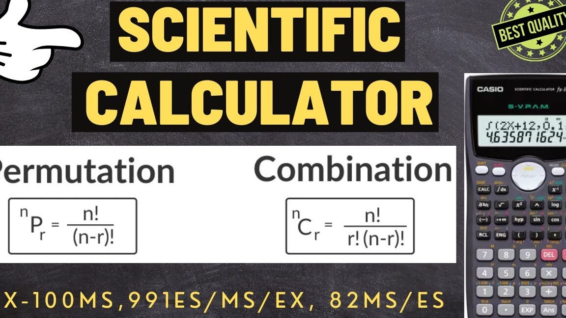 Cómo resolver permutaciones y combinaciones en una calculadora científica 🔥