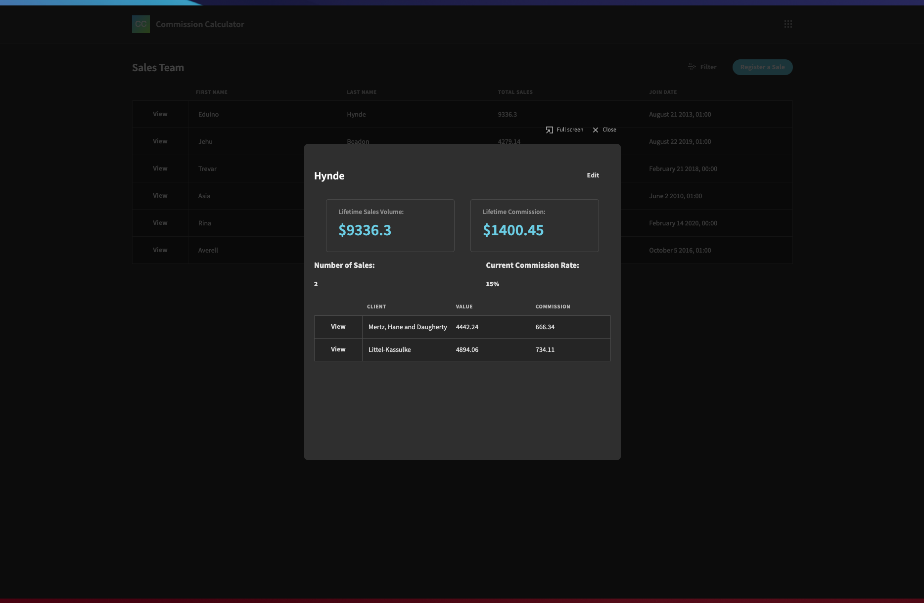 Plantilla de cálculo de comisiones |