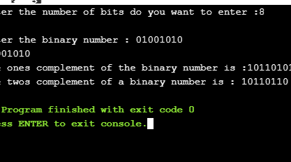 Complemento a 2 en C - javatpoint