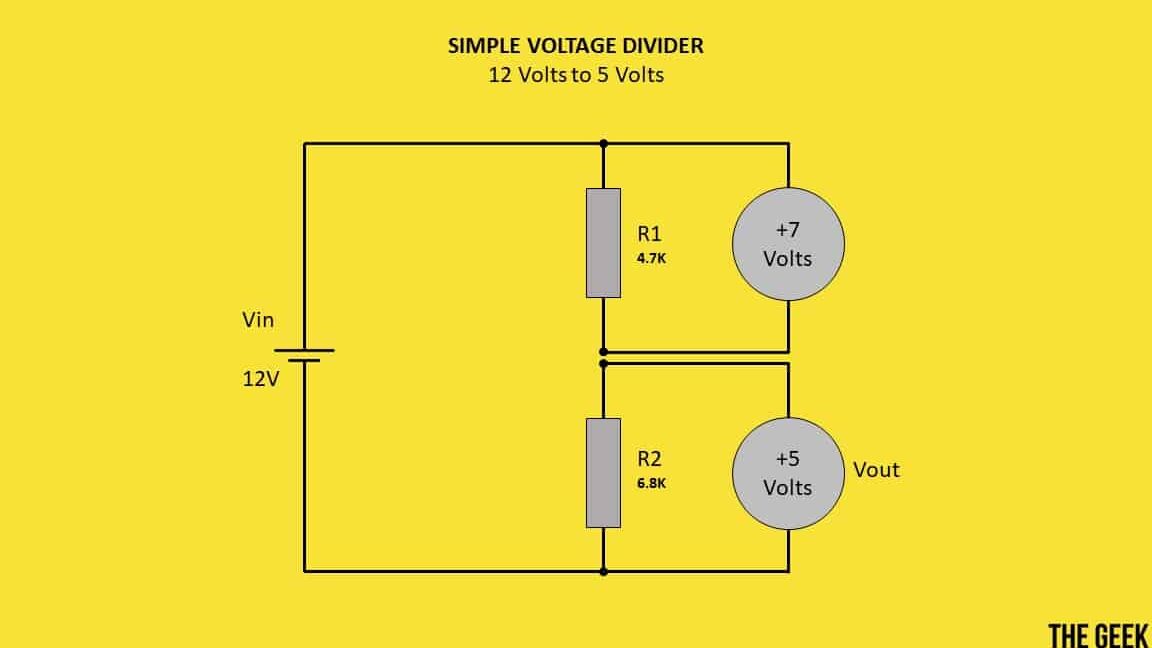 Calculadora de divisor de voltaje - The Geek Pub