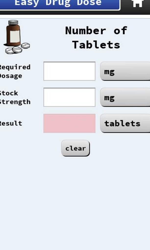 Calculadora sencilla de dosis de fármacos para Android - Descarga y software gratuitos...