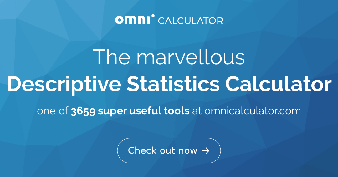 Calculadora de estadística descriptiva