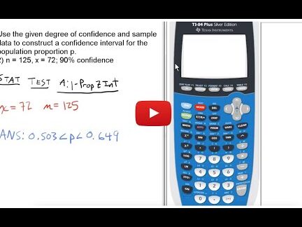 Construya el intervalo de confianza para la proporción de la población P OCC Matemáticas...