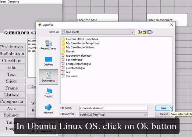Creación de una calculadora de exponentes basada en GUI - Inglés |