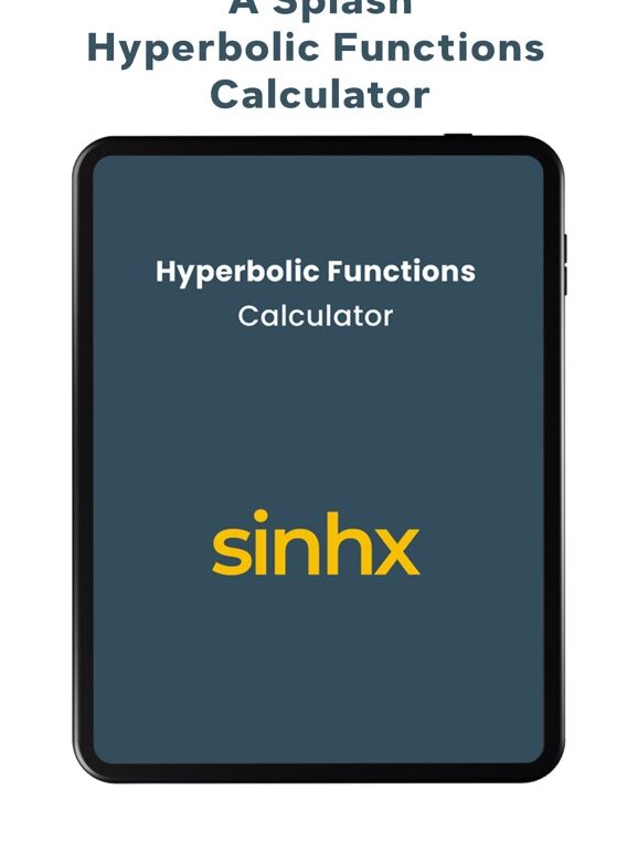 Calculadora de funciones hiperbólicas en App Store