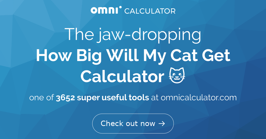 Calculadora de Gatos Calculadora de edad del gato - Cats.com
