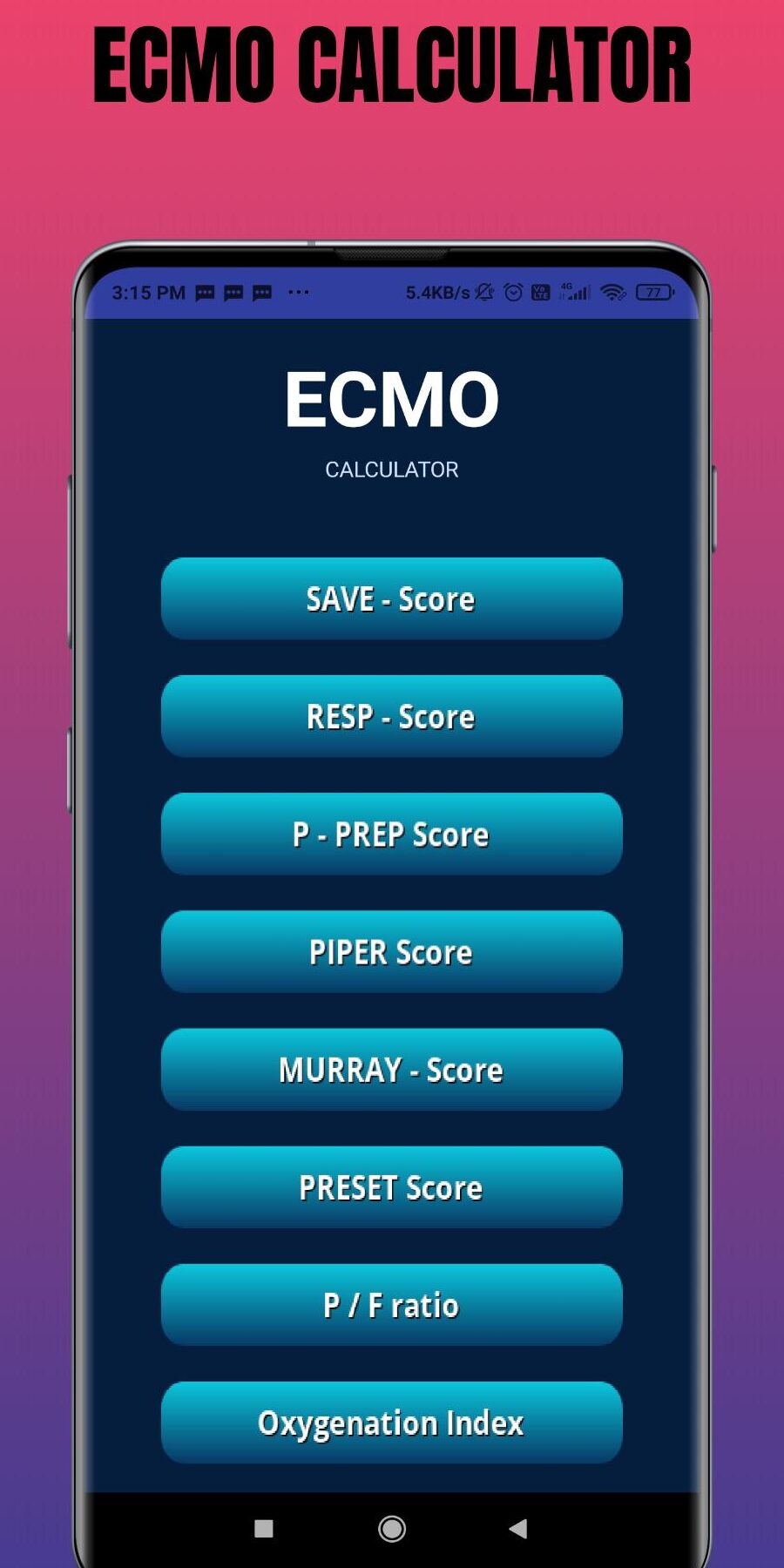 Calculadora ECMO APK para Android Descargar