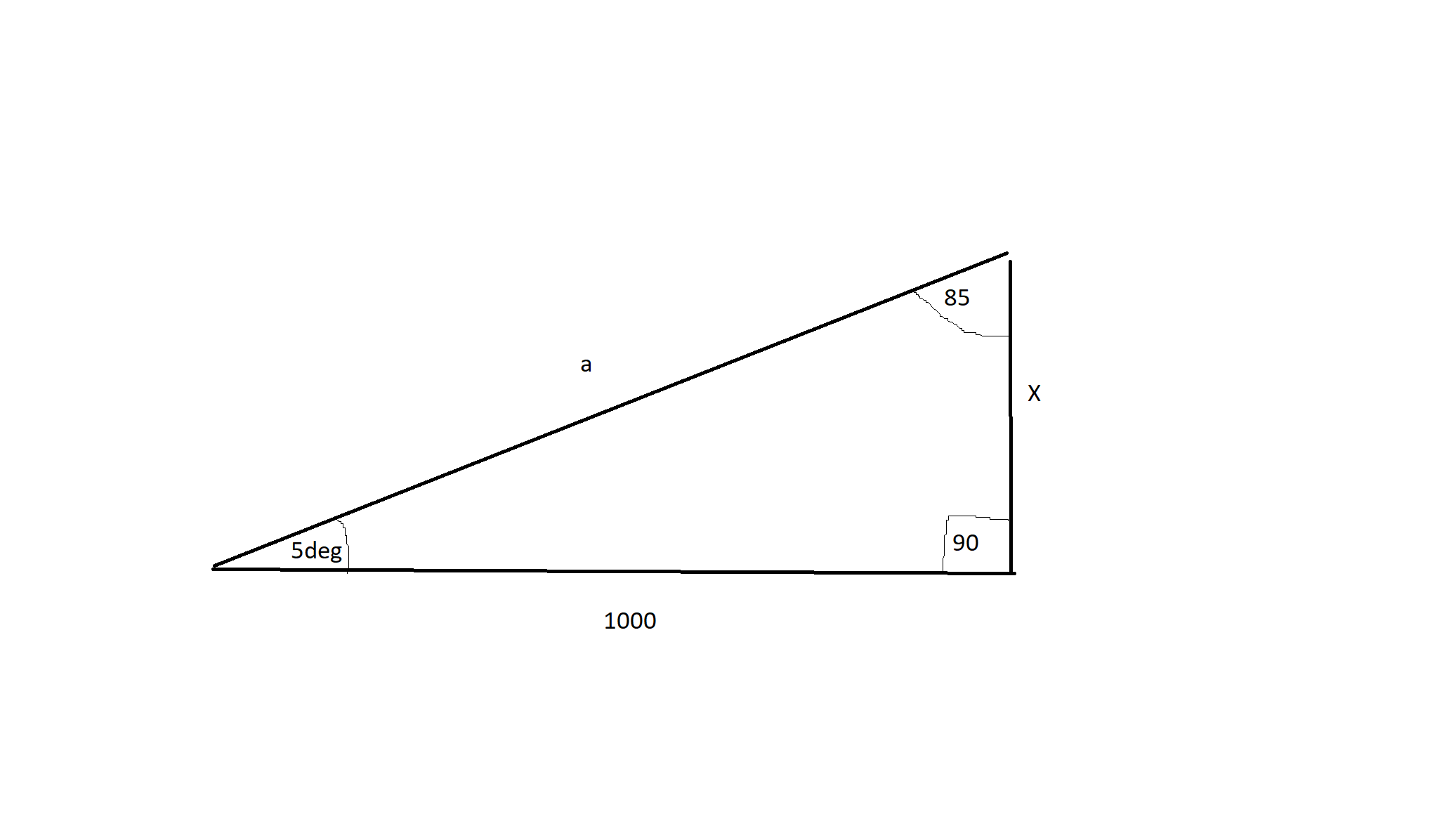 Calculadora de lados y ángulos de triángulos rectángulos trigonometría - Calcular la altura de un triángulo dado el ángulo y la base ...