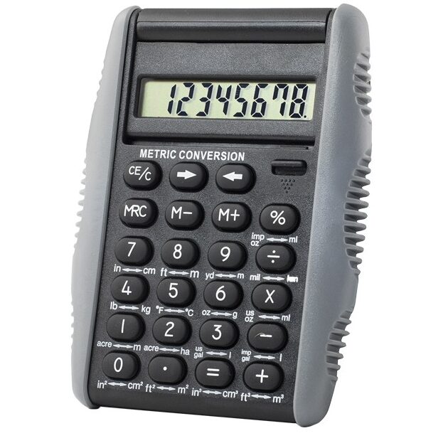 Calculadora de Metric a Pulgadas Casio M-801S Convertidor métrico de células solares de alta potencia de 8 dígitos ...