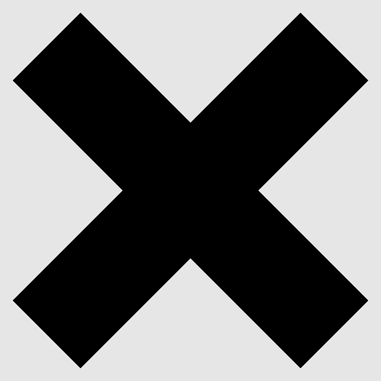 Multiplicación cruzada, sin icono, marcar cruz, cancelar icono, rmb...