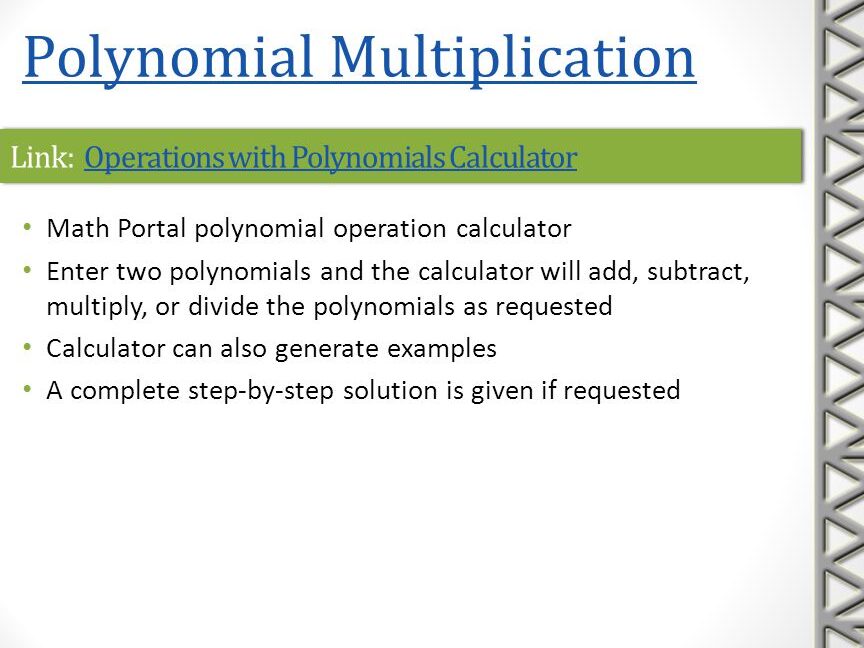 Polinomios, expresiones y fórmulas - ppt descargar