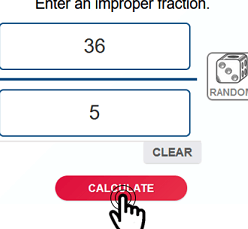 CALCULADORA IMPROPIA PARA FRACCIONES MIXTAS