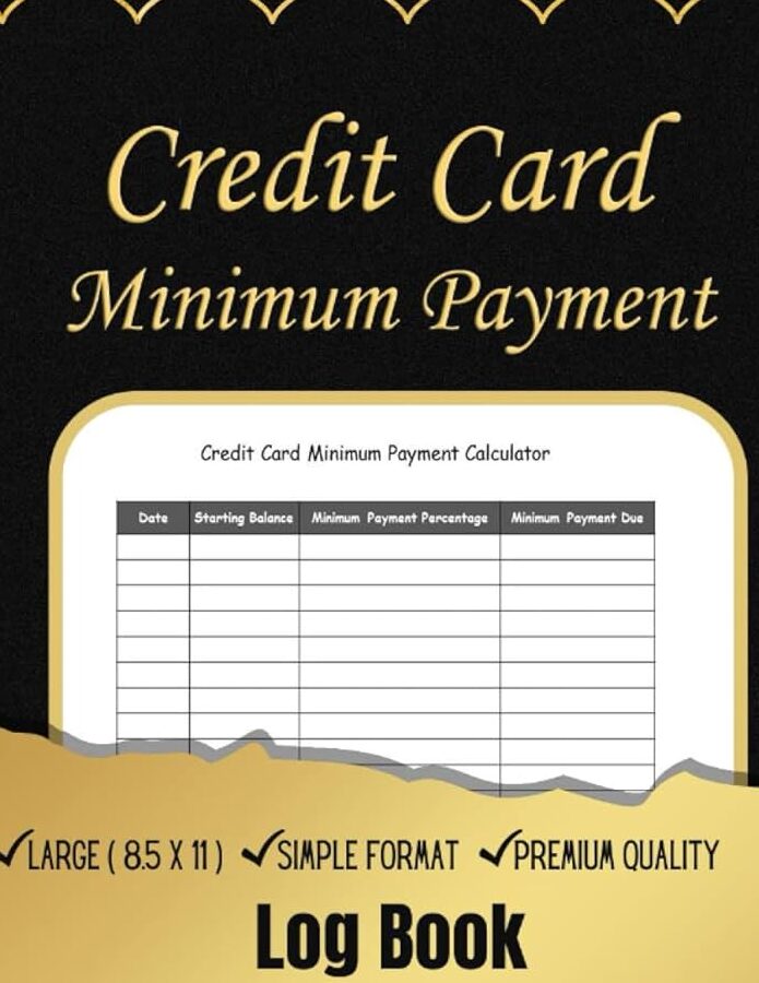 LIBRO DE REGISTRO de Pago Mínimo con Tarjeta de Crédito: Simplemente complete su inicial...