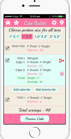 Calculadoras de pasteles