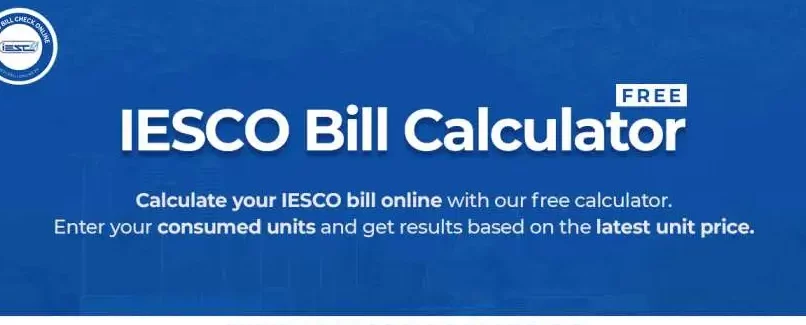 Calculadora de facturas IESCO: Calcule su factura en línea con unidades