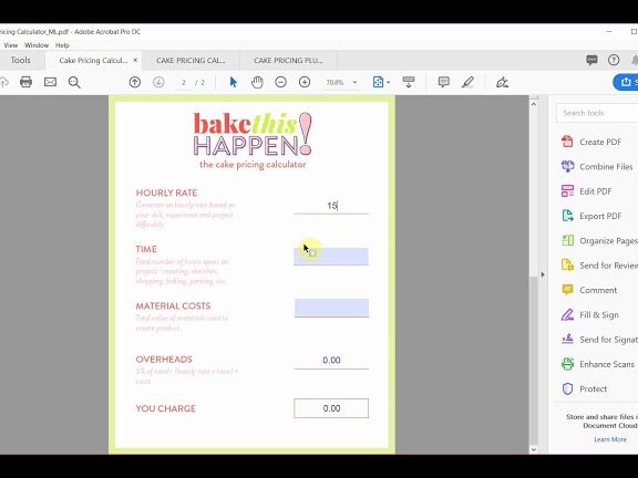 Cómo fijar el precio de tus pasteles: ¡calculadora sencilla de precios de pasteles!