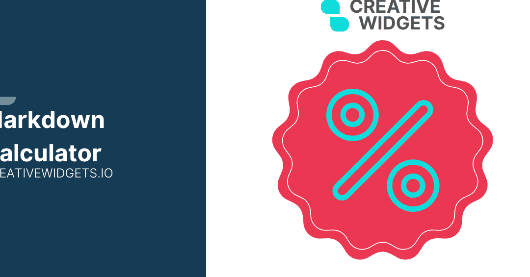 Calculadora de Puestos de Limonada Calculadora de rebajas: widgets creativos