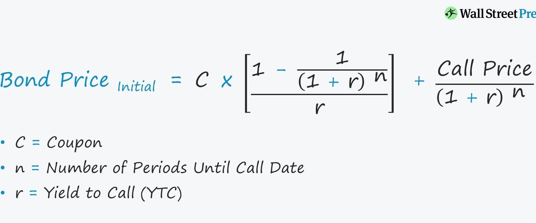 Calculadora de rendimiento de bonos Rendimiento de compra (YTC) |