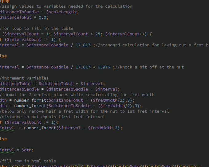 Calculadora de trastes