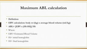 Calculadora de sangre pediátrica
