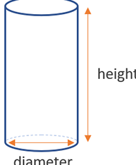 Calculadora de volumen de un cilindro 📐
