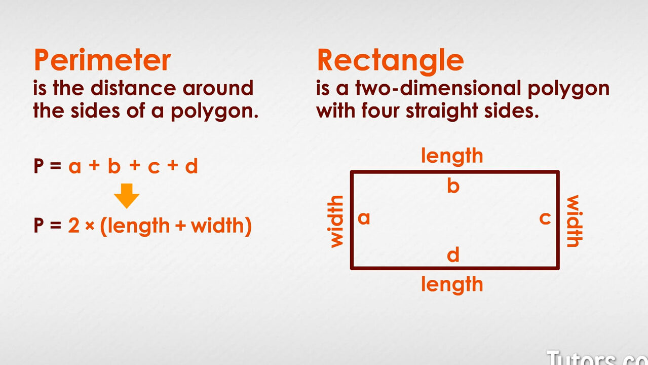 Cómo encontrar el perímetro de un rectángulo (fórmula y video)