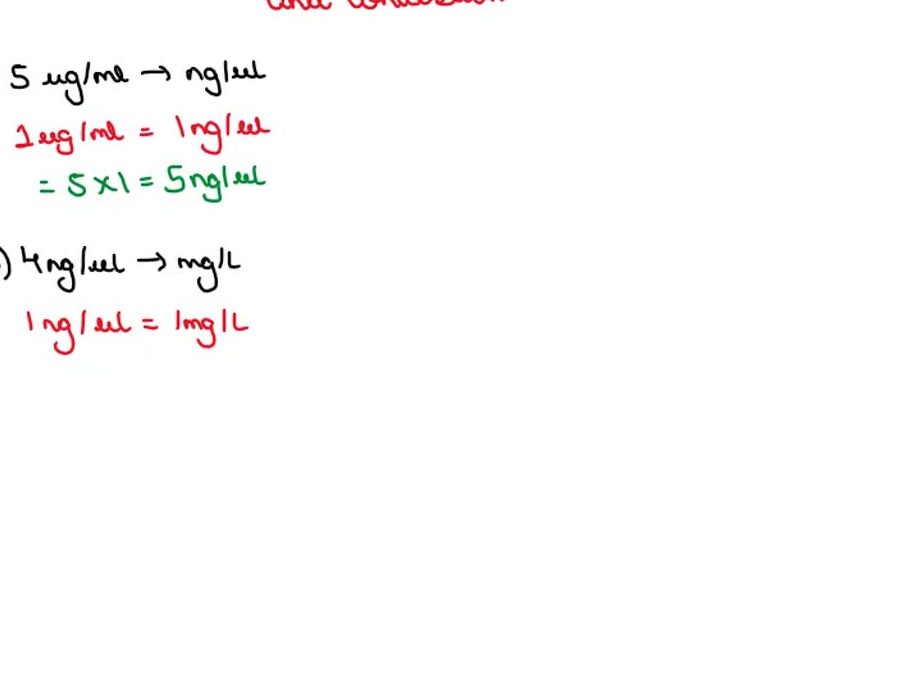 Solución de VIDEO: Convierta cada uno de los siguientes y muestre el...