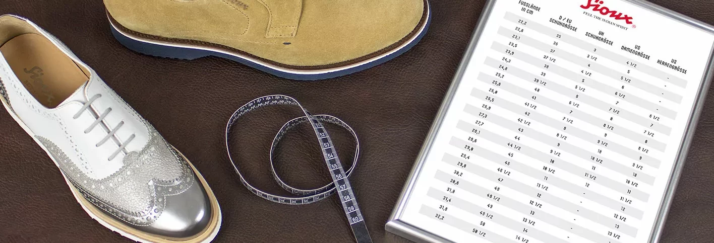La conversión de tallas de calzado es sencilla.