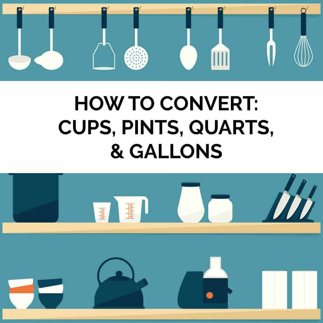 ¿Cuántas tazas hay en una pinta, un cuarto o un galón? Postres vegetarianos