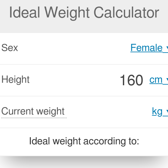 Convertidor de kg a lbs Calculadora de peso ideal