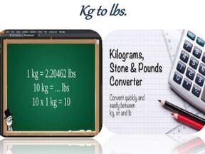 Convertidor de libras a lbs Kg a libras |