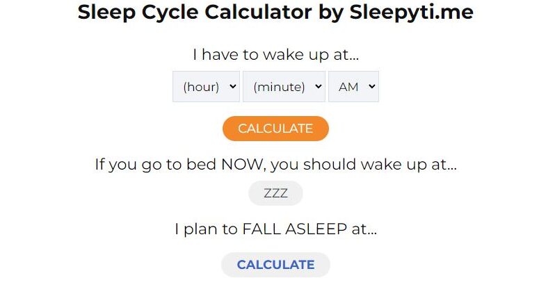 Esta práctica calculadora de sueño te indica cuál es el mejor momento para irte a la cama