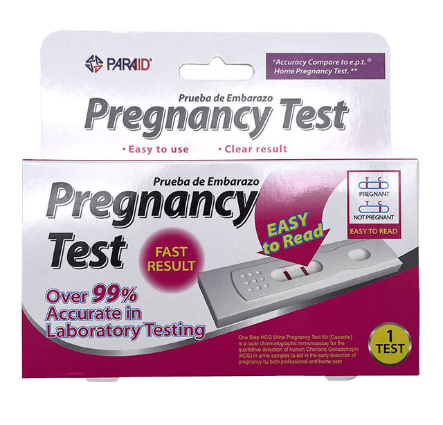 Prueba de embarazo en orina casera, prueba de HCG en casa |